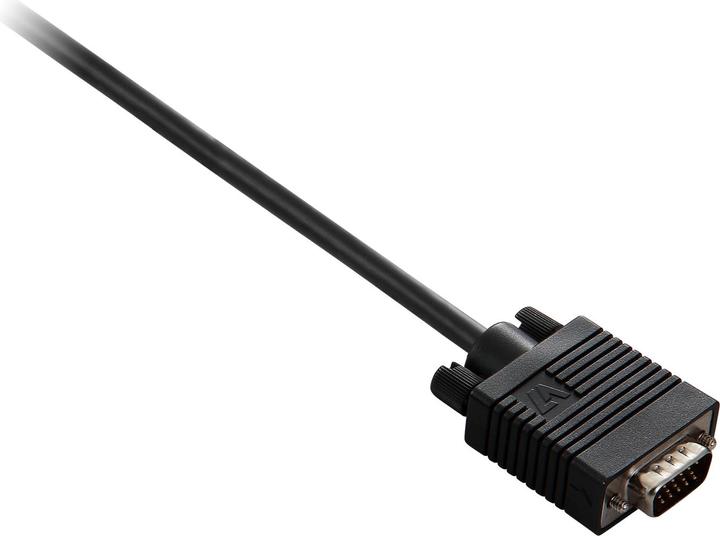 Produktbild V7 VGA CABLE 1080P 2M 6.6FT BLACK (2 m, VGA)