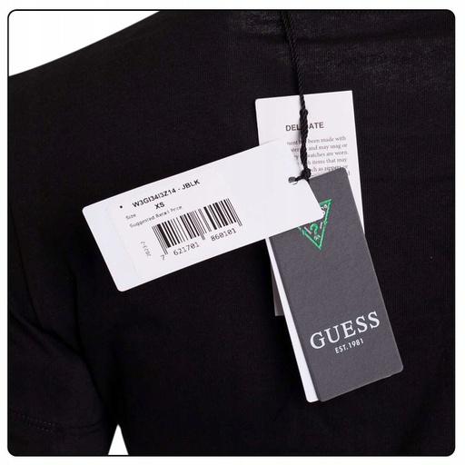 Actual product image Guess T-shirt Donna ss cn Shaded Logo Tee Nero ES23GU81 W3GI34I3Z14 M (M)