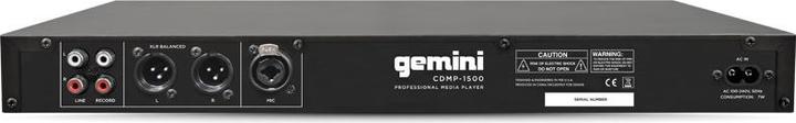 Actual product image Gemini CDMP-1500