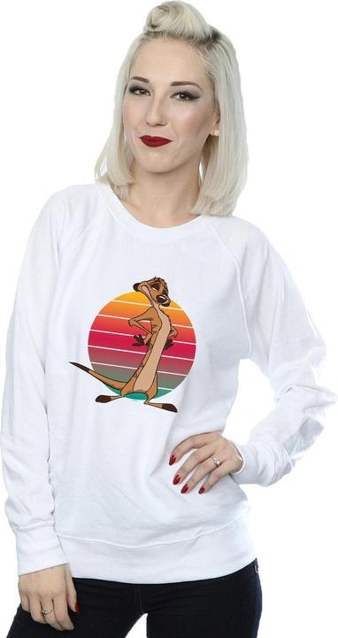 Actual product image Disney Womens/Ladies The Lion King Timon Sunset Sweatshirt (S)