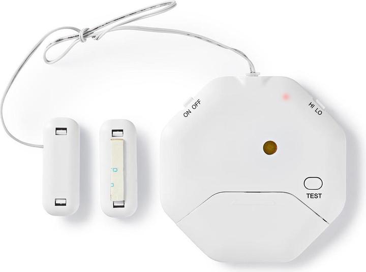 Produktbild Nedis Doorstep Window Alarm Battery Powered 2X CR2032 85 dB White