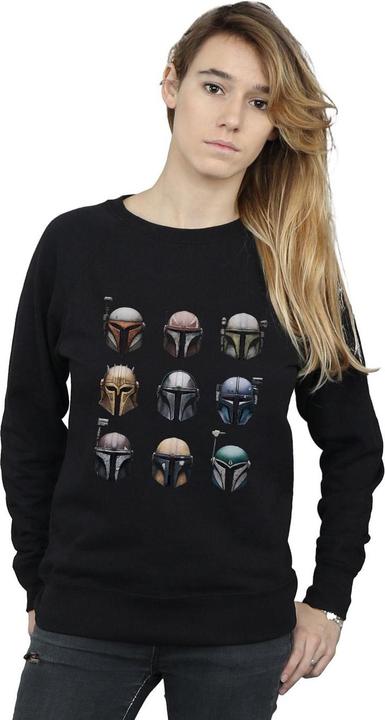 Immagine prodotto Star Wars The Mandalorian Helmet Display Felpa Donna (M)