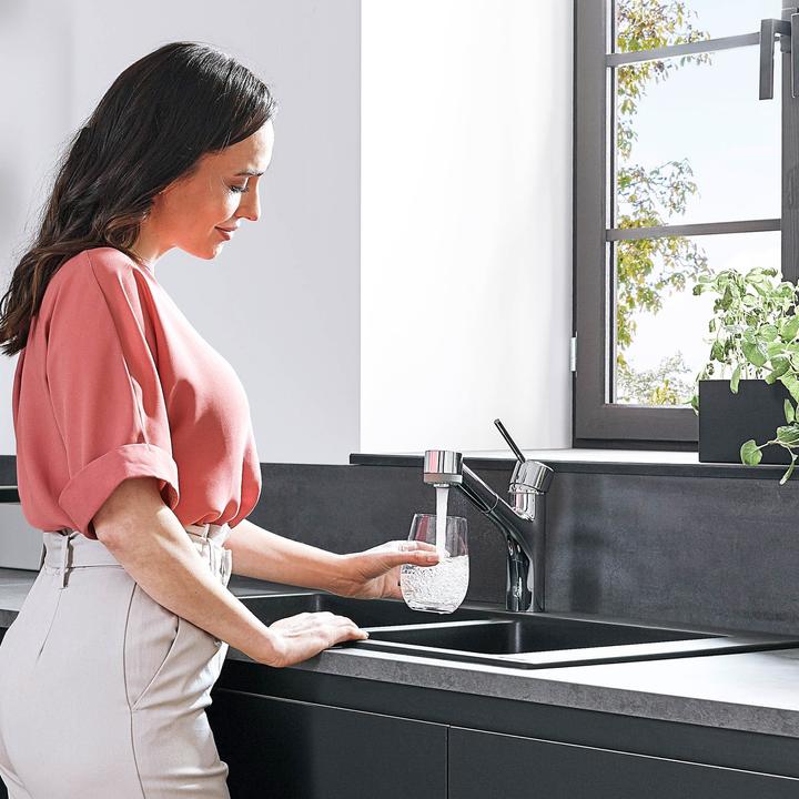 Actual product image hansgrohe Talis M52 single lever kitchen mixer tap 170, pull-out spray, 2 spray types