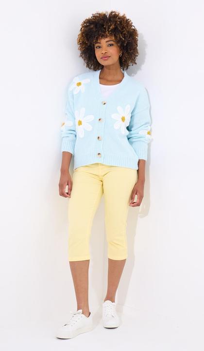 Produktbild Joe Browns Daisy Applique V-Neck Cardigan (36)
