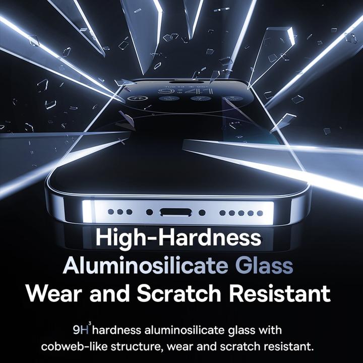 Produktbild Baseus Panzerglas mit Sichtschutz (1 Stück, Apple iPhone 15)