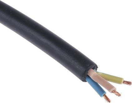 Produktbild Rs Pro H05RRF 3 Core 1.0mm rubber cable 100m (100 m)