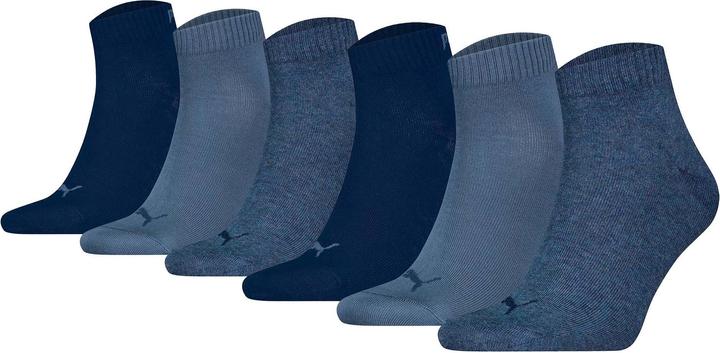 Produktbild Puma Socken Sportlich Stretch Quarter Plain ECOM 6P (6er Pack, 47 - 49)