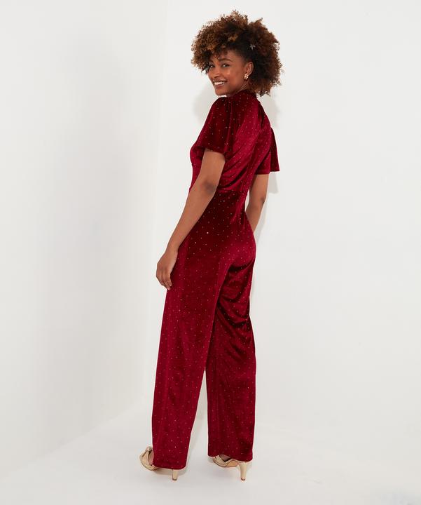 Produktbild Joe Browns PETITE Sparkle Velour Wide Leg Jumpsuit (40)