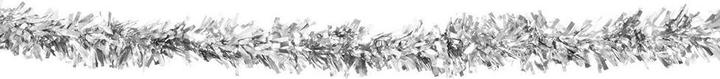 Boland Party Deko Lametta - Weihnachtsgirlande silber 4m
