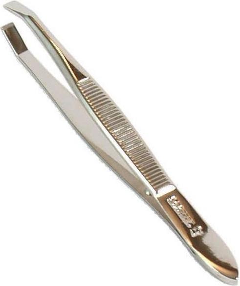 Actual product image Malteser Tweezers Ni narrow curved 8 cm No 10