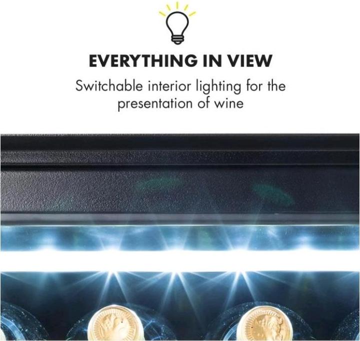 Immagine prodotto Klarstein Frigorifero per vino Vinsider 24 Onyx EditionG