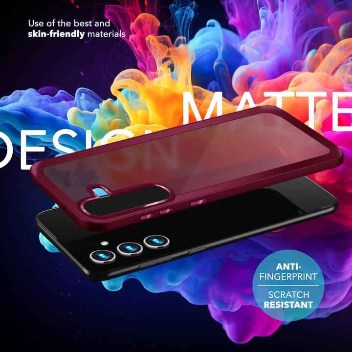 Immagine prodotto Nalia Copertura ibrida semitrasparente con cornice protettiva (Samsung Galaxy S24+)