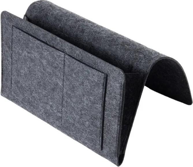 Image du produit Alopini 1pc feutre sac de rangement de chevet accrocher le stockage organisateur lit titulaire sacs