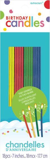 Actual product image Amscan 18 candles 17.8 cm (36 x)