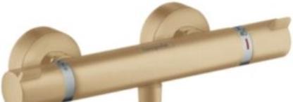 Actual product image hansgrohe Ecostat shower thermostat Comfort exposed (brushed bronze)
