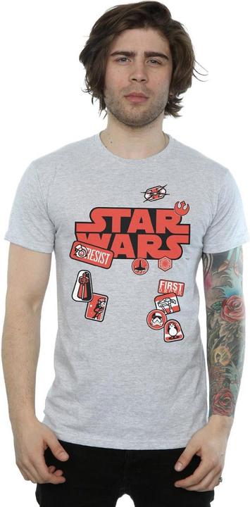 Produktbild Star Wars The Last Jedi Badges TShirt (3XL)