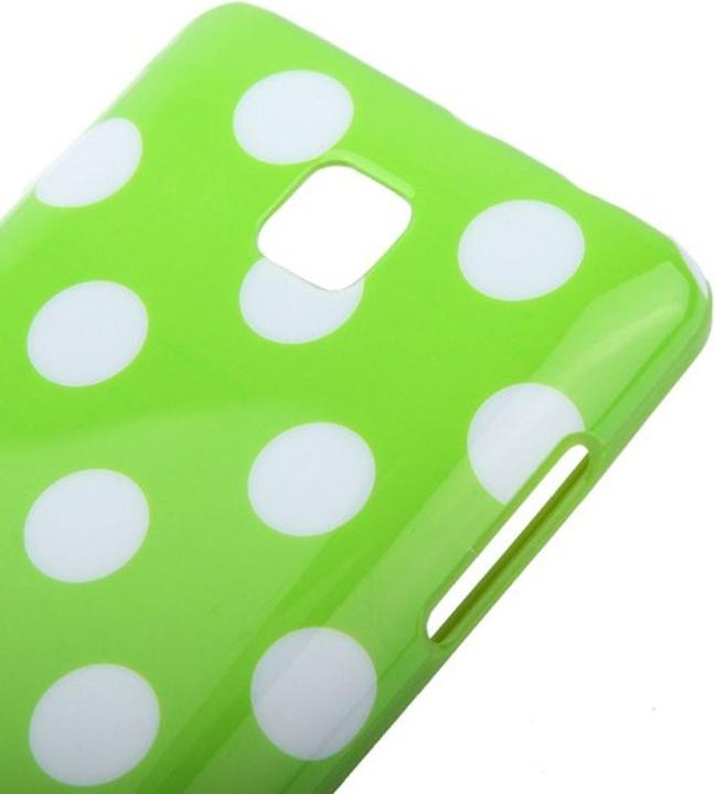 Actual product image König Design Protective cover TPU dots Case for mobile LG Optimus L3 II / E430 (Optimus L3)