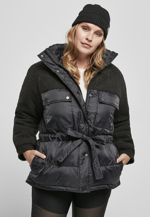 Actual product image Urban Classics Ladies Sherpa Mix Puffer Jacket (3XL)