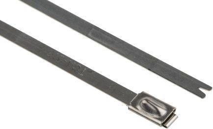 HellermannTyton Fascetta metallica MBT8S 201x4,6mm (Fascette in metallo, 201 mm, 1 pz.)