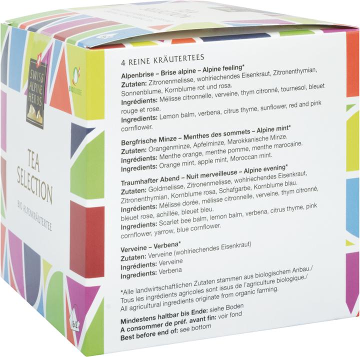 Nutritional values and ingredients Swiss Alpine Herbs Tea Selection (36 g)