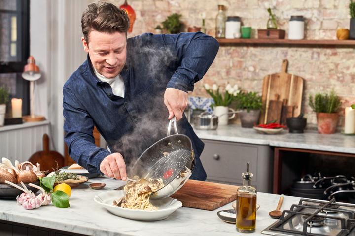 Actual product image Tefal Jamie Oliver Cook's Classic (24 cm, Frying pan, Stainless steel)