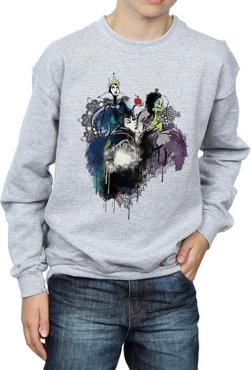 Produktbild Disney Villains Sketch Sweatshirt Jungen (152, 158)