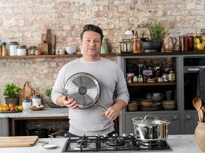 Actual product image Tefal Jamie Oliver Cook's Classic (24 cm, Frying pan, Stainless steel)