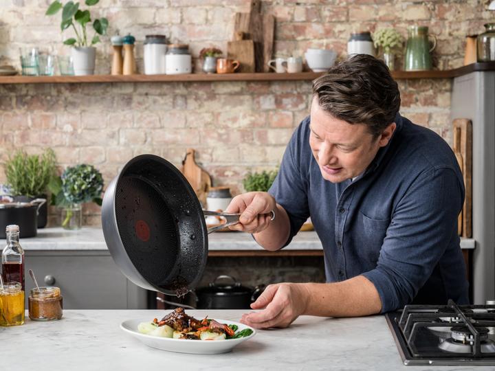 Image du produit Tefal Jamie Oliver Cook's Classic (30 cm, Wok, Acier inoxydable)