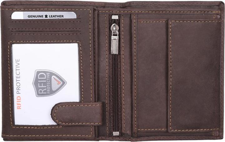 Actual product image Giorgio Carelli Unisex billfold with zip compartment. RFID