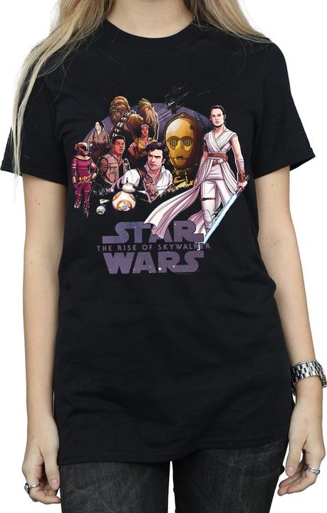 Actual product image Star Wars d Group Womens/Ladies Cotton Boyfriend T-Shirt (4XL)