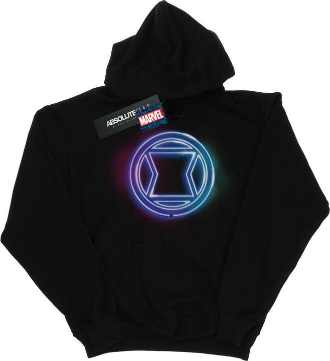 Produktbild Black Widow Neon Logo Kapuzenpullover (L)
