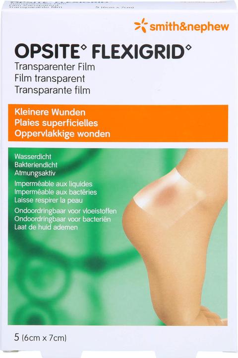 Produktbild Smith & nephew OPSITE FLEXIGRID Wundverband 6x7cm 5 Stk (5 x)