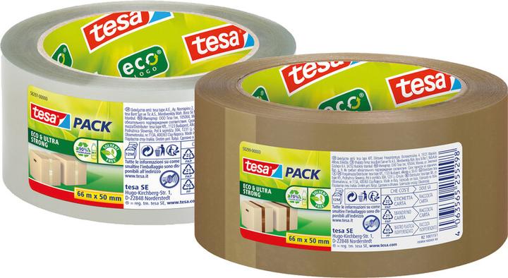 Produktbild tesa tesapack® Eco & Ultra Strong Paketklebeband, lösemittelfrei (50 mm)