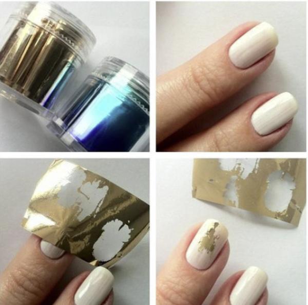 Actual product image Nagellack24 Nail Art Folie / Marmoriert (Nail decoration)
