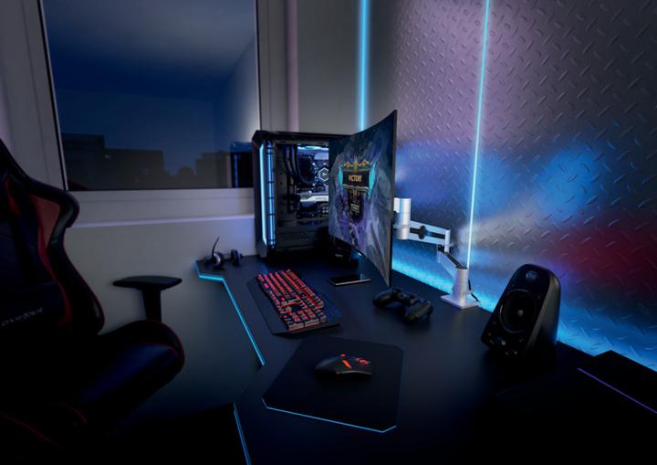Actual product image Durable Monitor mount (Table, 27")