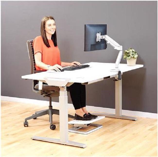 Actual product image Fellowes Eppa double monitor arm (Table, 30")
