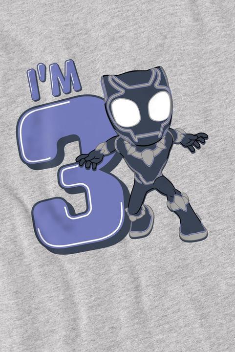 Actual product image Black Childrens/Kids Cute 3rd Birthday T-Shirt (140)