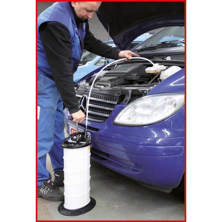 Actual product image KS Tools Vacuum fluid extractor suction pump 9.5 litre included 4 hoses