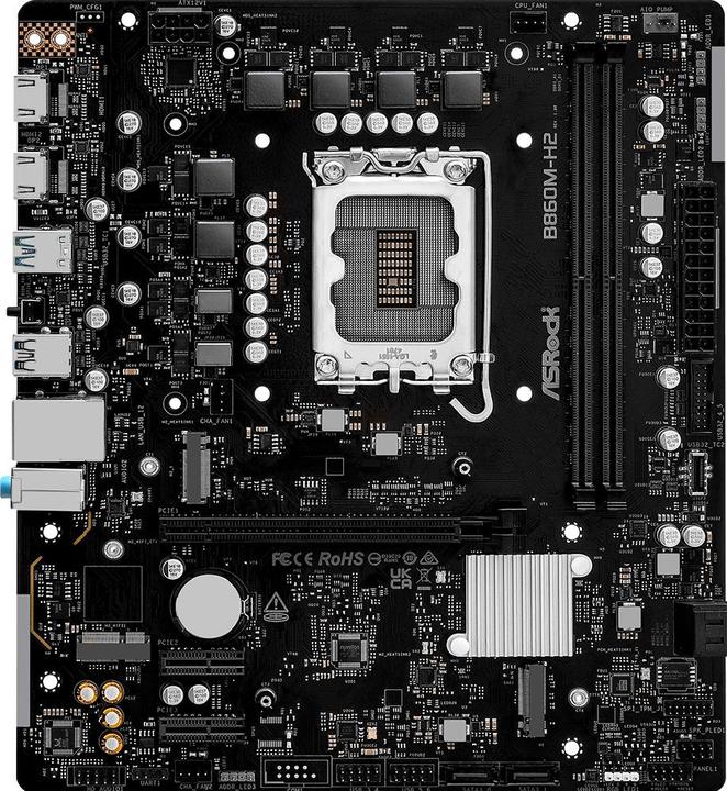 Productafbeelding AsRock MB Intel 1851 B860M-H2 (LGA 1851, Intel B860, mATX)