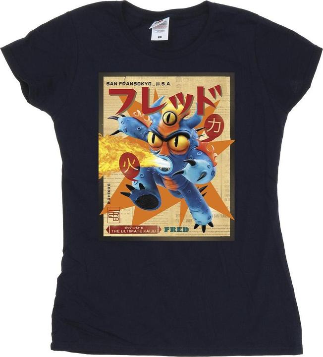 Produktbild Disney Big Hero 6 Baymax Fred Newspaper TShirt (XXL)