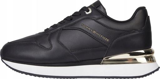 Tommy Hilfiger Erhöhte, feminine Leder-Runner-Damenschuhe (36)