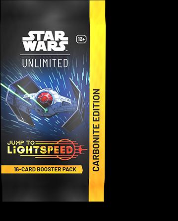 Produktbild Star Wars Umschalten auf Lichtgeschwindigkeit Carbonite Edition-Booster Pack (Englisch)