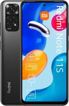 Image du produit Xiaomi Redmi Note 11S (64 Go, Gris graphite, 6.43", Double SIM, 108 Mpx, 4G)