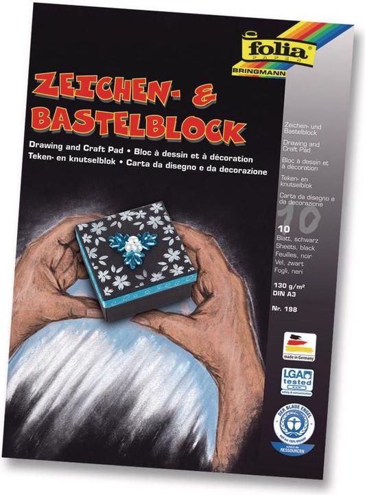 Produktbild Folia Zeichen- & Bastelblock (A3, Blanko, Harter Einband)