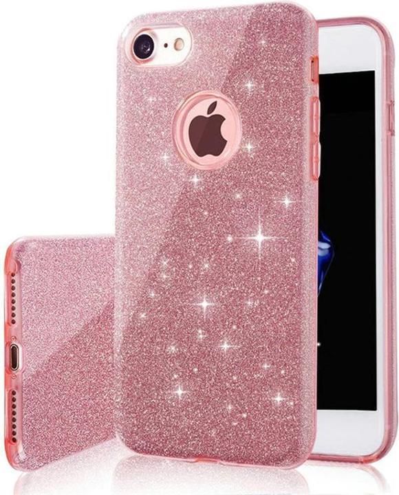 Actual product image OEM Glitter 3in1 case for Samsung Galaxy A51 pink (Samsung Galaxy A51)