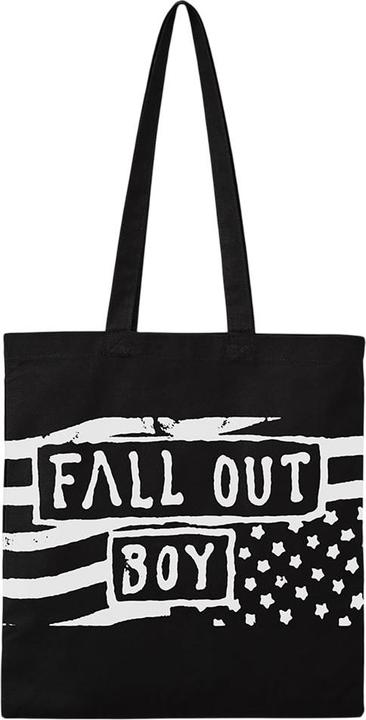 Actual product image Fall Out Boy Flag Cotton Tote Bag