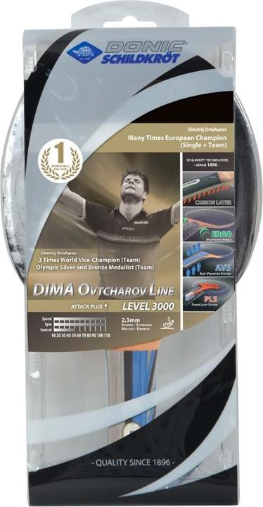 Donic Schildkröt Donic Rakietka do ping ponga Ovtcharov 3000 (754400)