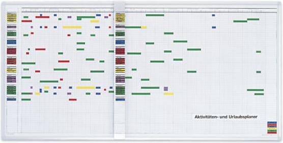 Produktbild Magnetoplan Aktivitäten- & Urlaubsplaner, 7-Tage-Woche (200 x 60 cm)
