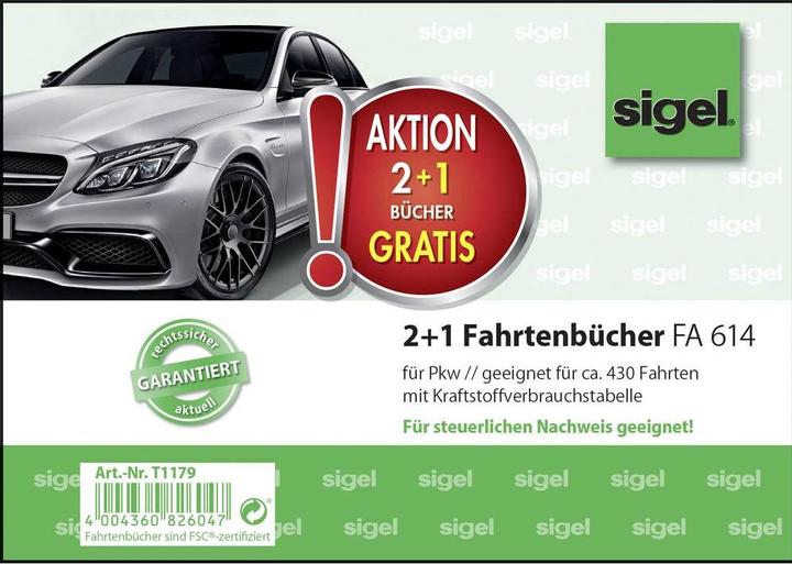 Productafbeelding Sigel Logboeken voor auto's (40 x)
