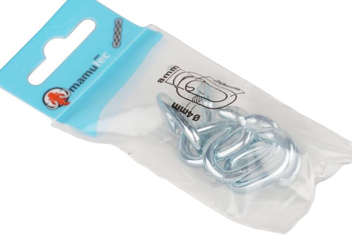 Produktbild Mamutec Verzinkt Kettennotglied 4 mm 4 Stk.